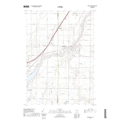 2018 Map of Wrightstown, 2018 Print