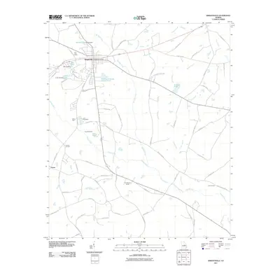 2011 Map of Wrightsville, 2011 Print