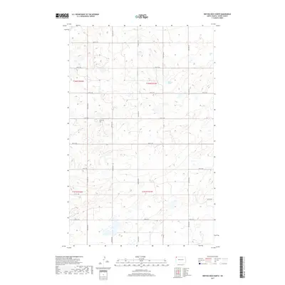 2017 Map of Writing Rock North, 2017 Print