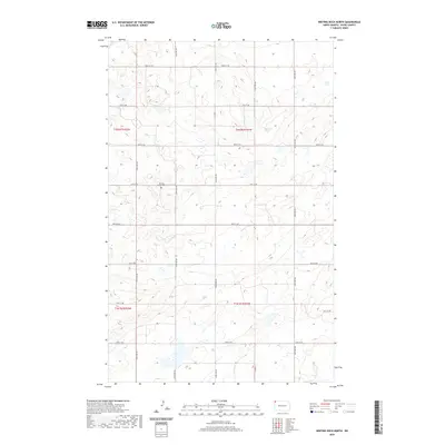 2020 Map of Writing Rock North, 2020 Print