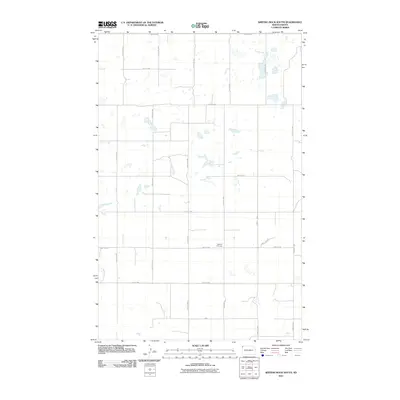 2011 Map of Writing Rock South, 2011 Print