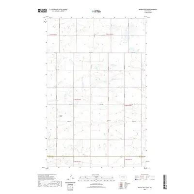2020 Map of Writing Rock South, 2020 Print