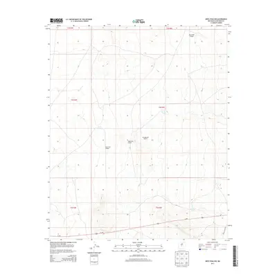 2013 Map of Wrye Peak NW, 2013 Print