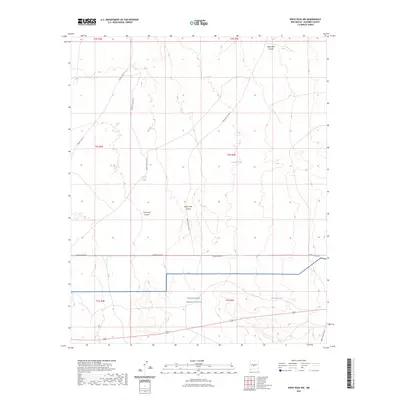 2023 Map of Wrye Peak NW, 2023 Print