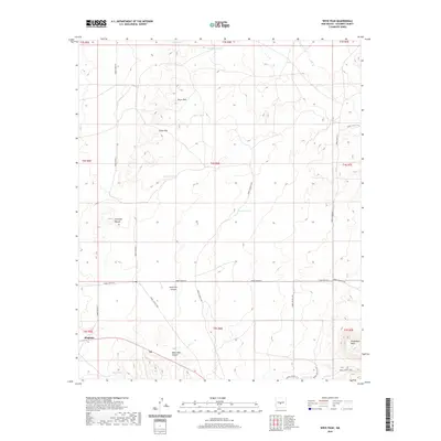 2020 Map of Wrye Peak, 2020 Print
