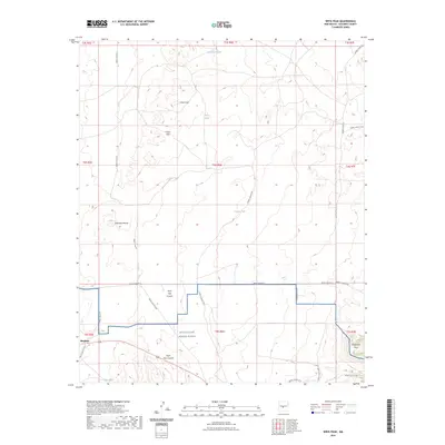 2023 Map of Wrye Peak, 2023 Print