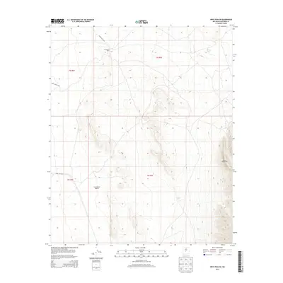 2013 Map of Wrye Peak SW, 2013 Print