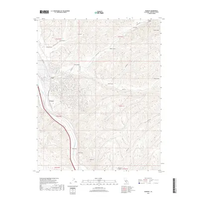 2018 Map of Wunpost, 2018 Print