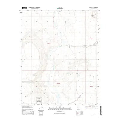 2014 Map of Wupatki NE, 2014 Print