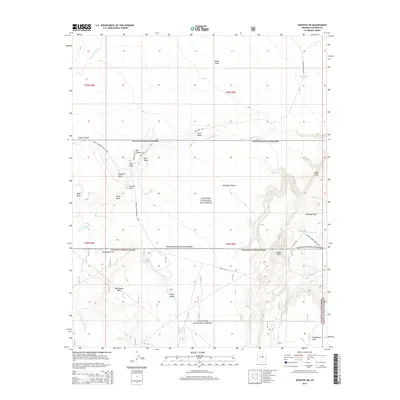 2014 Map of Wupatki SW, 2014 Print