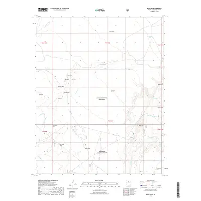 2018 Map of Wupatki SW, 2018 Print