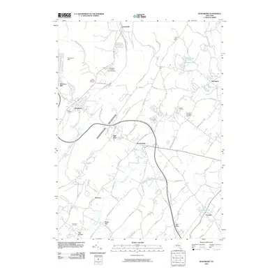 2010 Map of Wurtsboro, 2010 Print