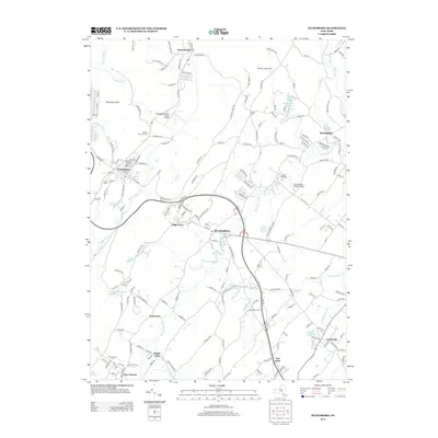 2013 Map of Wurtsboro, 2013 Print