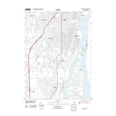 2011 Map of Wyandotte, 2011 Print