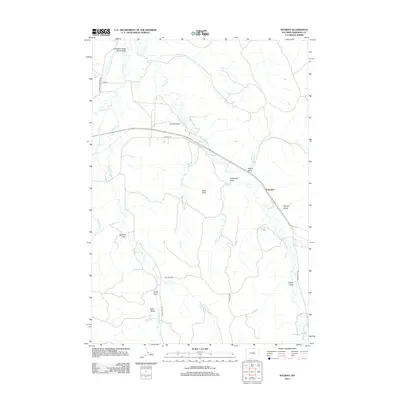 2012 Map of Wyarno, 2012 Print