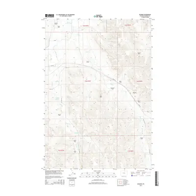 2015 Map of Wyarno, 2015 Print