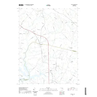 2019 Map of Wye Mills, 2019 Print
