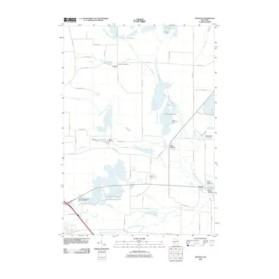 2010 Map of Wyeville, 2010 Print