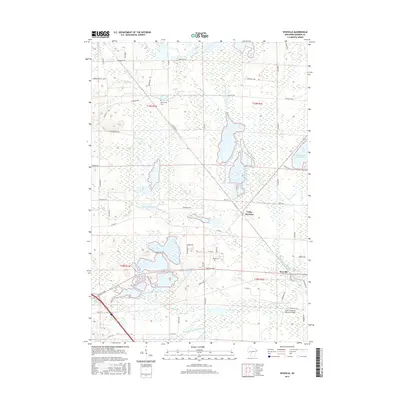 2015 Map of Wyeville, 2015 Print