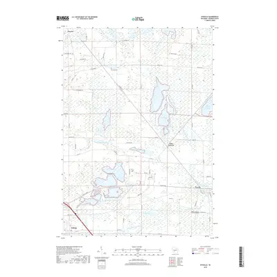 2018 Map of Wyeville, 2018 Print