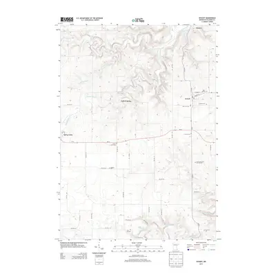 2013 Map of Wykoff, 2013 Print