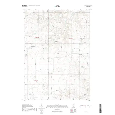 2019 Map of Wykoff, 2019 Print