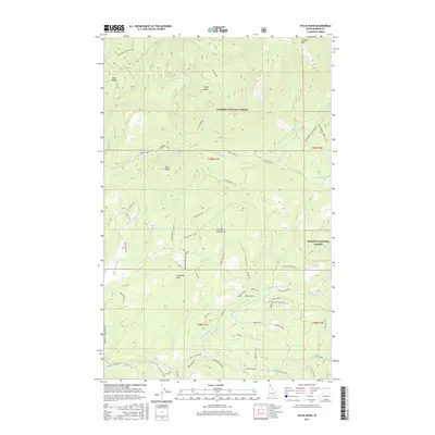 2017 Map of Wylie Knob, 2017 Print