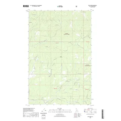 2020 Map of Wylie Knob, 2020 Print