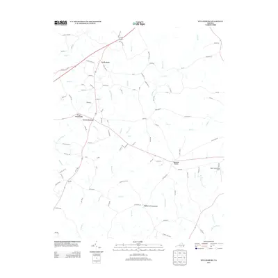 2013 Map of Wylliesburg, 2013 Print