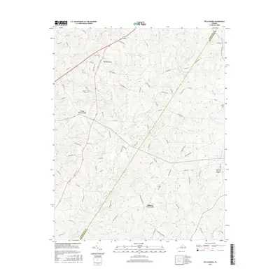 2016 Map of Wylliesburg, 2016 Print