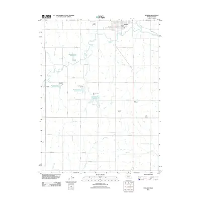 2011 Map of Wymore, 2011 Print