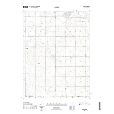 2017 Map of Wymore, 2017 Print