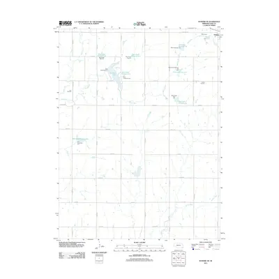 2011 Map of Wymore NE, 2011 Print