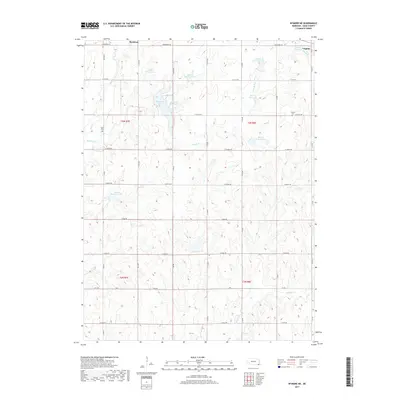 2017 Map of Wymore NE, 2017 Print