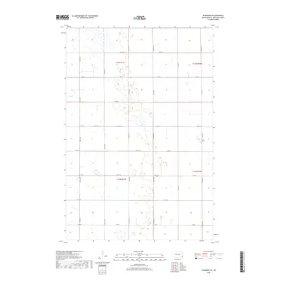 2018 Map of Wyndmere NE, 2018 Print