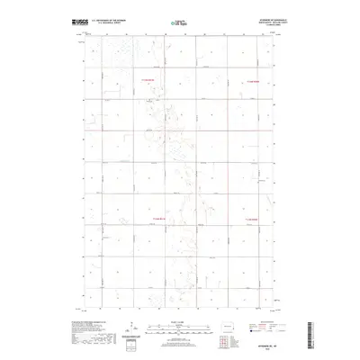 2020 Map of Wyndmere NE, 2020 Print