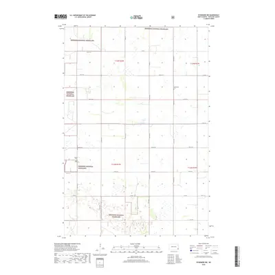 2018 Map of Wyndmere NW, 2018 Print