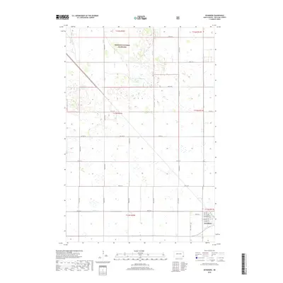 2018 Map of Wyndmere, 2018 Print