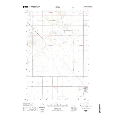 2020 Map of Wyndmere, 2020 Print