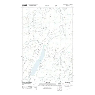 2011 Map of Wynoochee Lake, 2011 Print