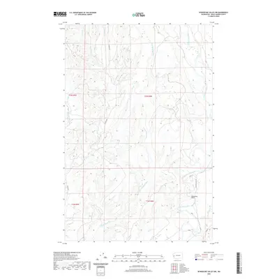 2020 Map of Wynoochee Valley NW, 2020 Print