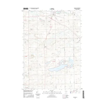 2016 Map of Wyocena, 2016 Print