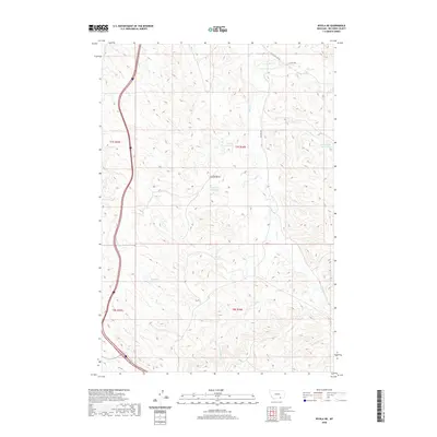 2020 Map of Wyola NE, 2020 Print