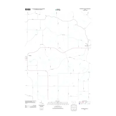 2013 Map of Wyoming East, 2013 Print