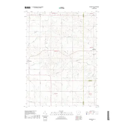 2018 Map of Wyoming East, 2018 Print