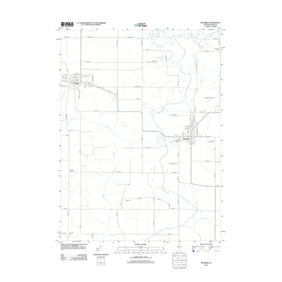 2012 Map of Wyoming, 2012 Print