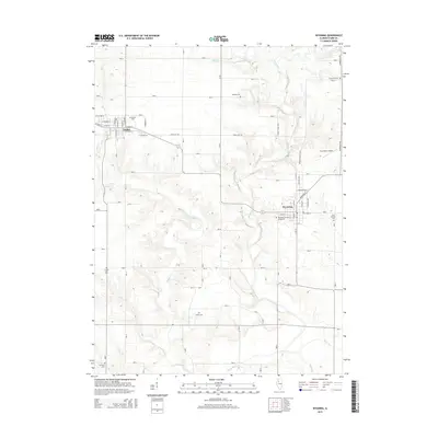 2015 Map of Wyoming, 2015 Print