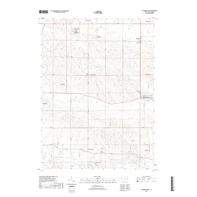 2018 Map of Wyoming West, 2018 Print