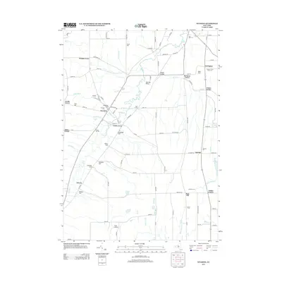 2013 Map of Wyoming, 2013 Print