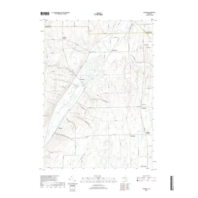 2019 Map of Wyoming, 2019 Print